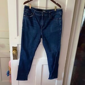 Express Men's Deep Blue Skinny Jeans 36x30